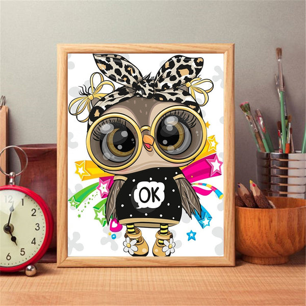 Owl Theme Diamond Painting Craft Kit