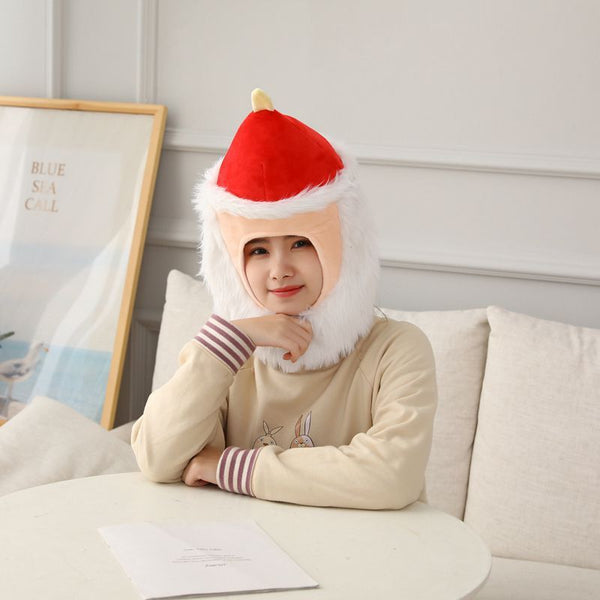 Santa Claus Head Set Hat Photo Props