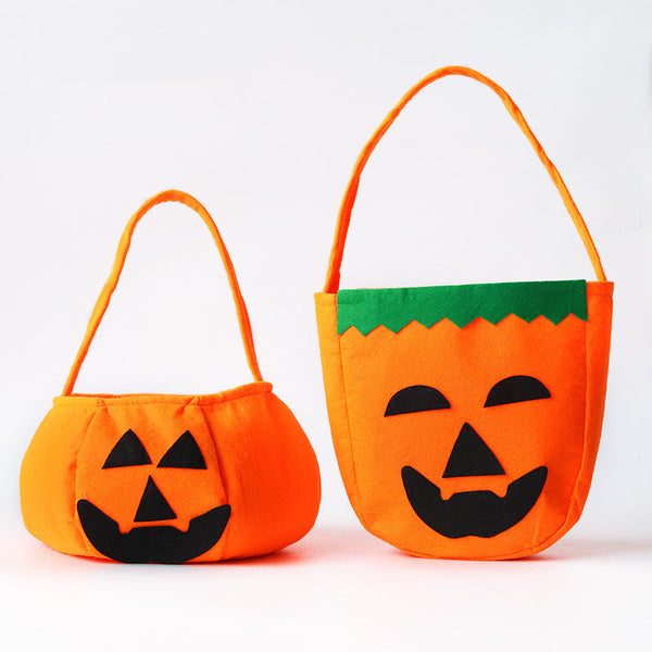 Halloween Pumpkin Bag Portable Three-dimensional Non-woven Bag Candy Bag