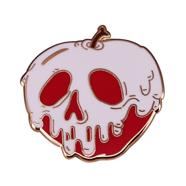 Skull Face Poison Brooch Halloween Cute Accessories