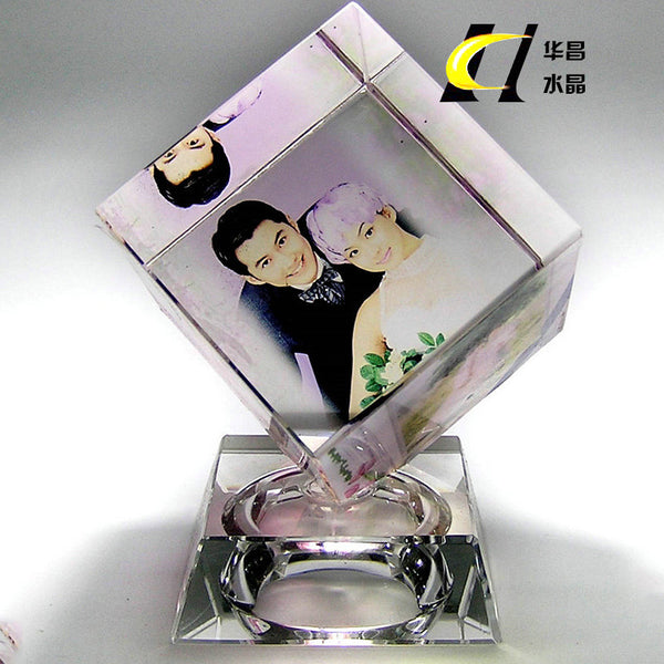 Personalized Crystal Photo Magic Cube