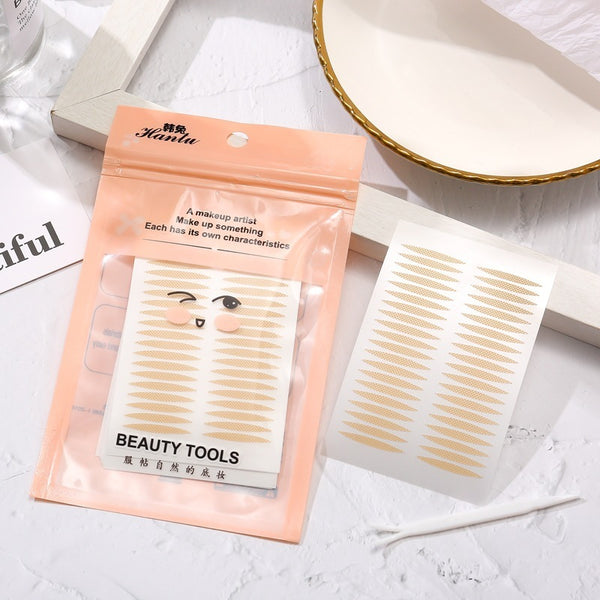 Flesh-colored Mesh Seamless Invisible Waterproof Double Eyelid Stickers