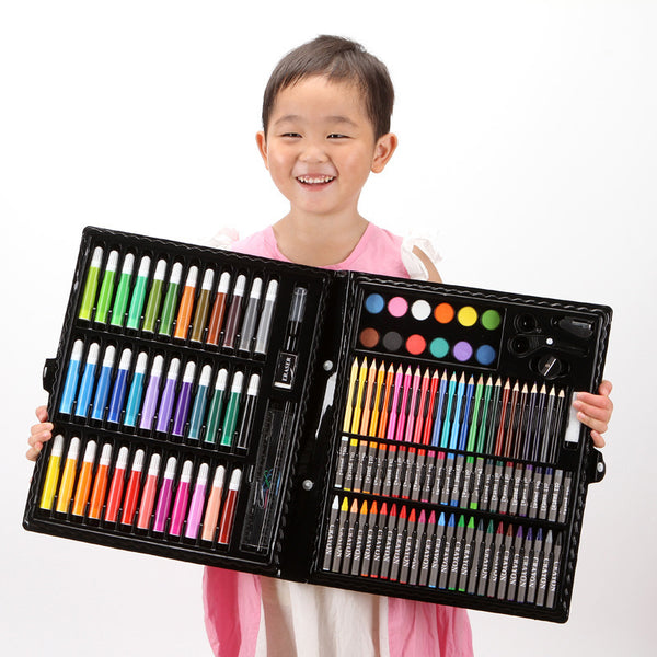 Color crayons watercolor pen art painting set