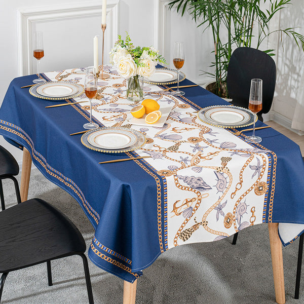 Tablecloth cotton and linen tablecloth