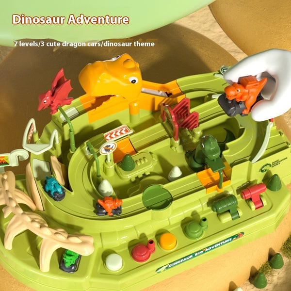 Theme Big Adventure Track Parking Lot Educational Panshan Dinosaur Toys