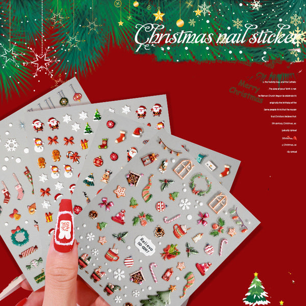 Christmas Nail Stickers Emblema