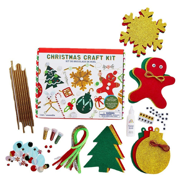 Children DIY Christmas Material Bag Toys Kindergarten Creative Educational Handmade Non-woven Cartoo Craft Kit