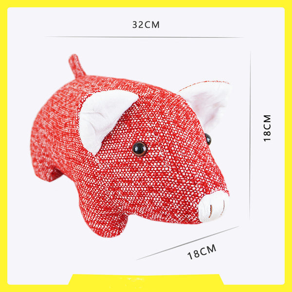 Cute plush animal home decoration