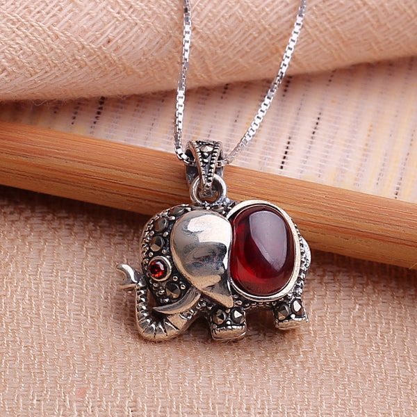 Garnet vintage pendant