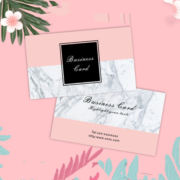 Marble business card