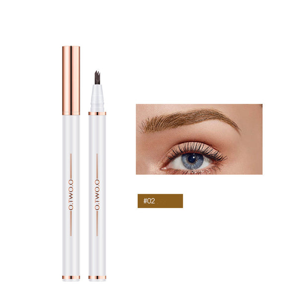 Anti-perspiration Liquid Bifurcated Three-claw Eyebrow Pencil