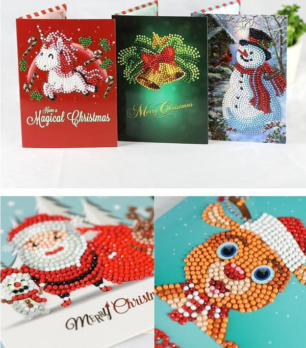 Creative Christmas Card Christmas Card  Diamond Painting  Greeting Card