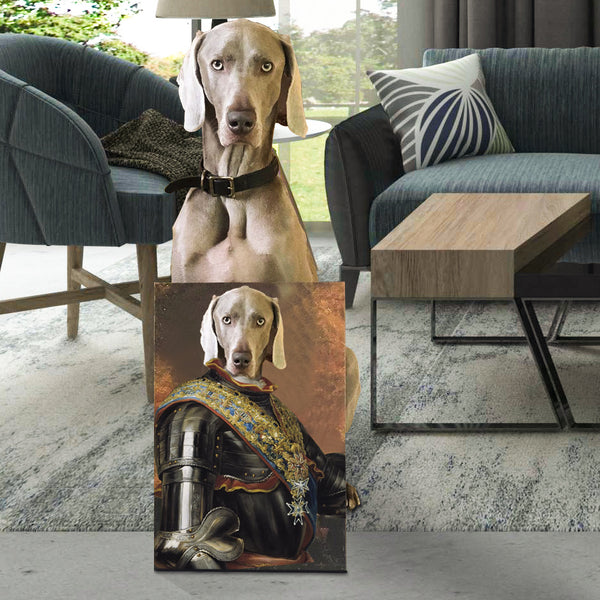 Personalized Pet Canvas Portrait Image