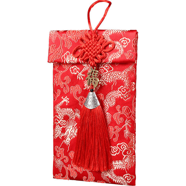 Ten Thousand Yuan Red Envelope Hi Money Bag Knots Wedding Ceremony Change Fee