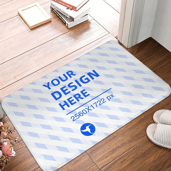 Flannel Absorbent Non-slip Easy-care Floor Mat