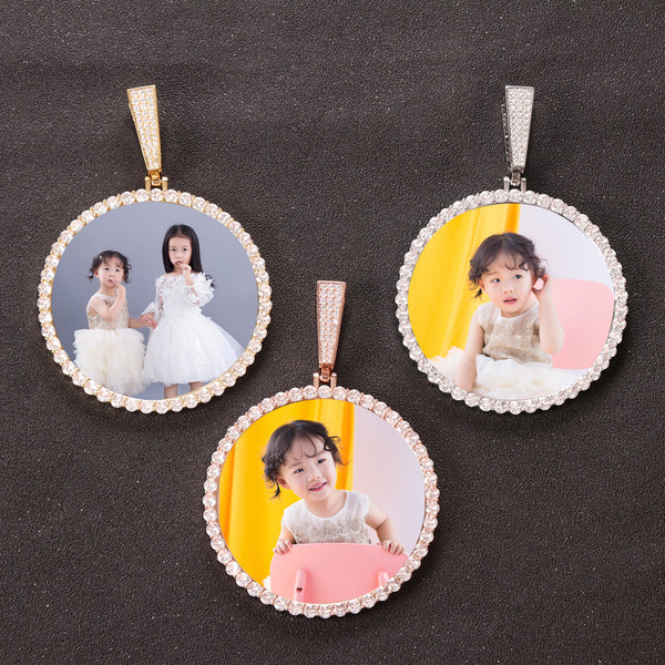 Women's DIY Commemorative Photo Necklace