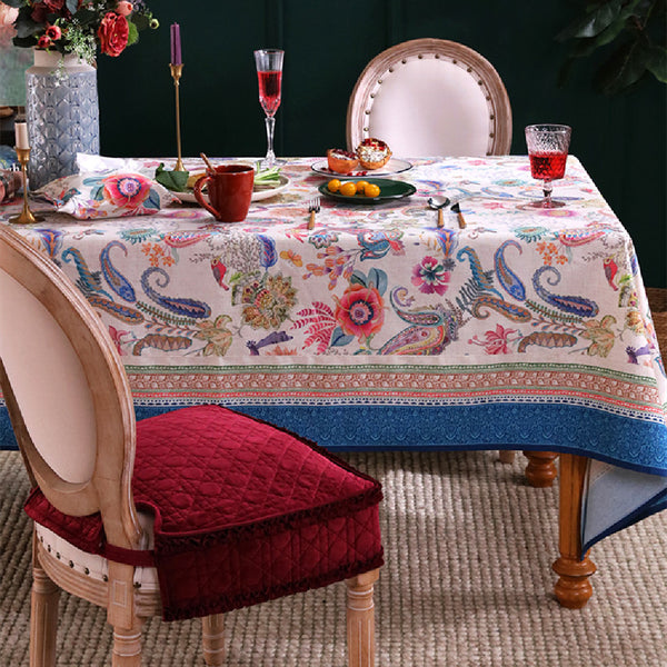 American Printed Household Linen Tablecloth