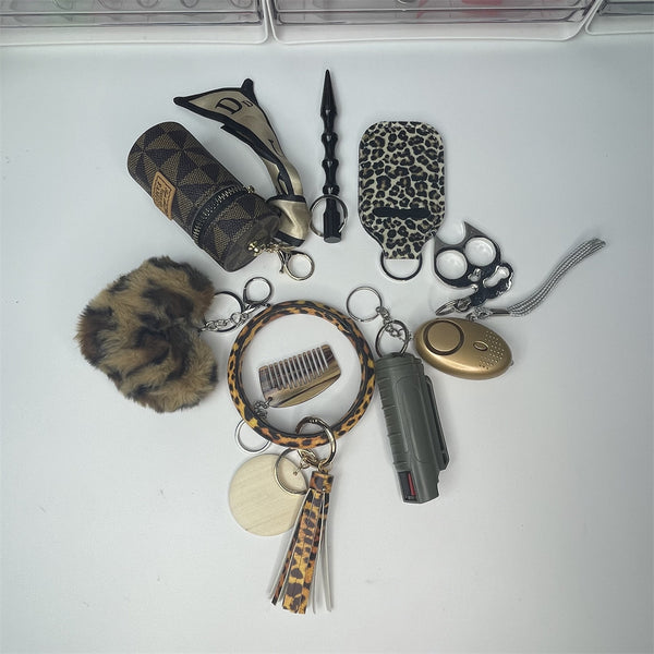 DIY Self-defense Hair Ball Spray Key Chain