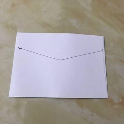 Mini colored non-printed envelopes