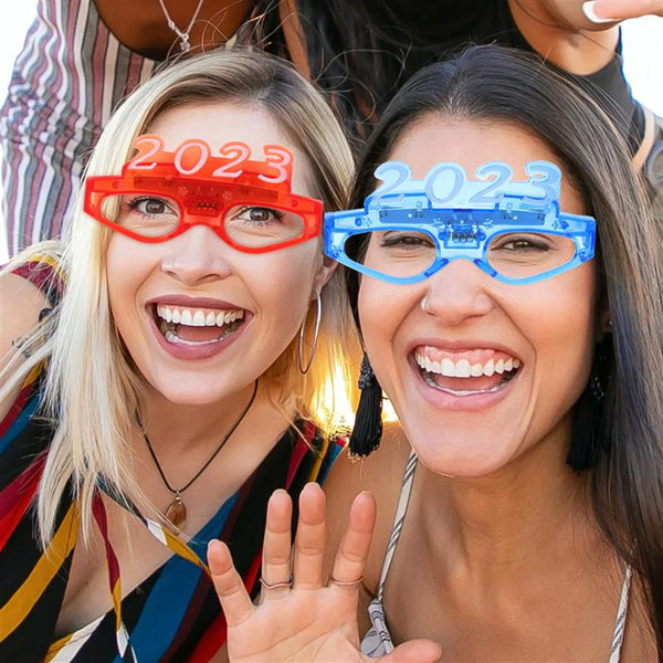 Light-emitting Glasses Four Lights New Year LED