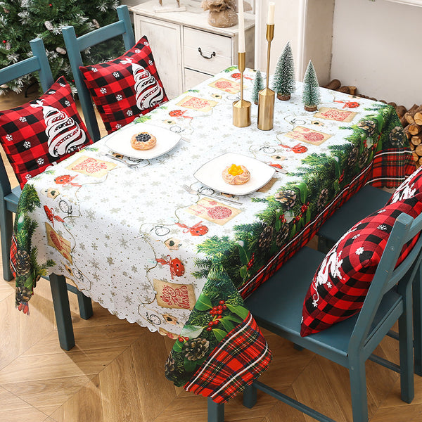 Creative Christmas Printed Tablecloth For Decoration