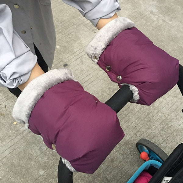 Baby stroller warm gloves