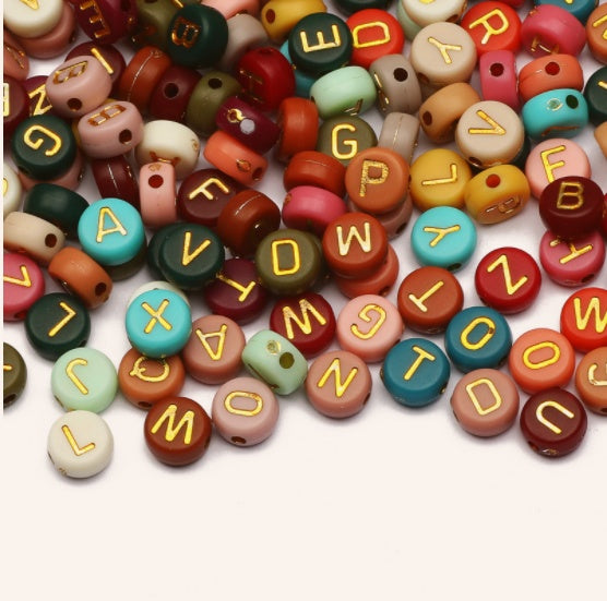 DIY Accessories Acrylic Letter Beads Set