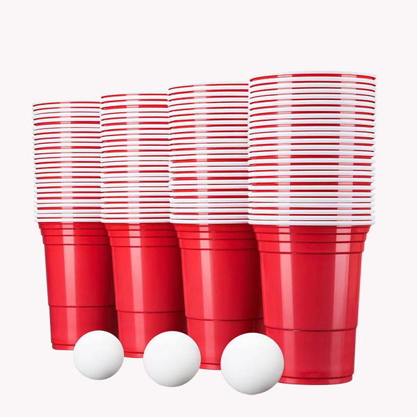 450ml Red Pong Party Plastic Cups