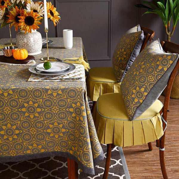 European American Style Light Luxury Tablecloth Dining Table