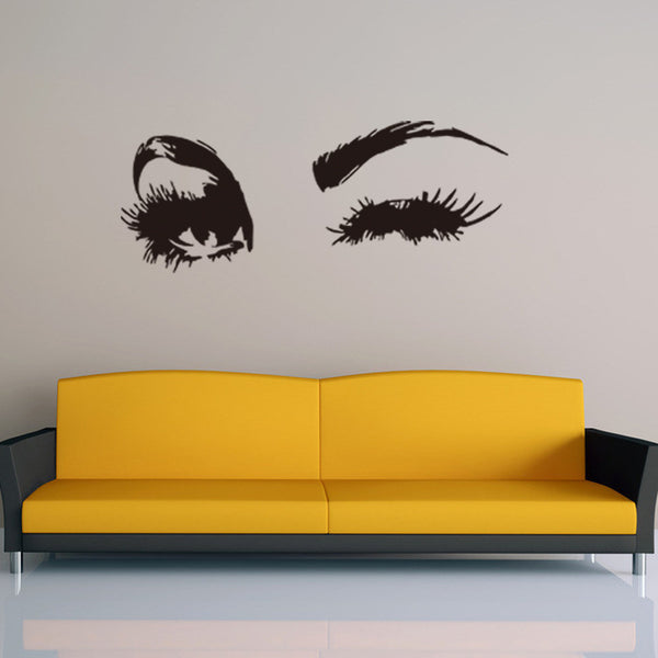 Eyes Wall Decals Removable Art Sticker Home Decoration Black