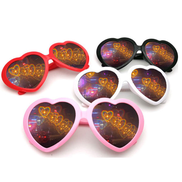 Heart Shape Special Effects Sun Glasses Fashion Women Gift Birthday Party Decoration