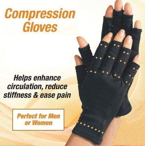 Magnetic therapy gloves