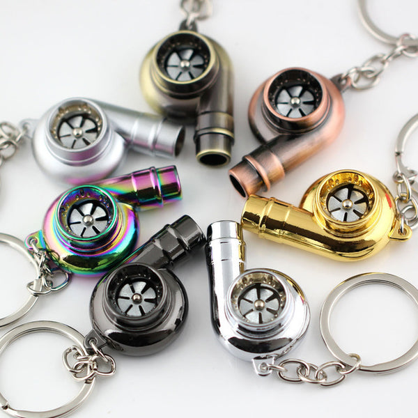 Turbo Keychain Metal Whistle Sound Supercharger