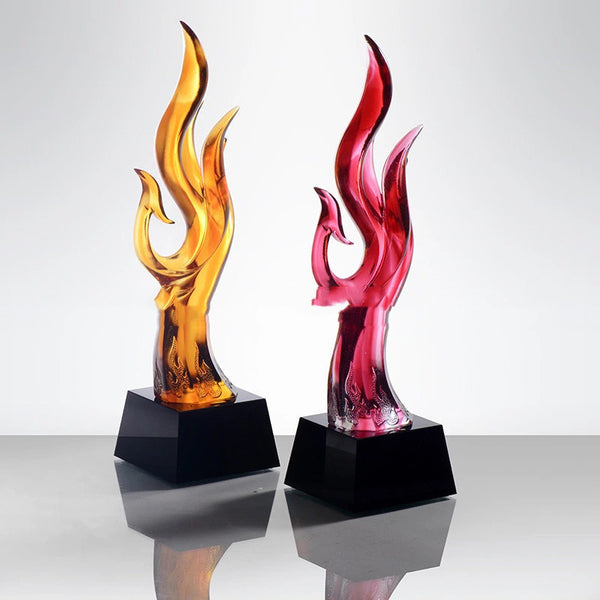 Phoenix Crystal Trophy New Enterprise Glass