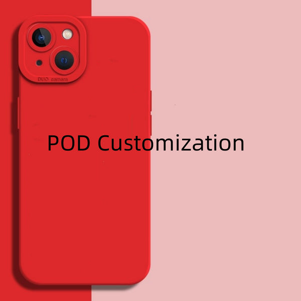 Customized Solid Color Premium Silicone Phone Case