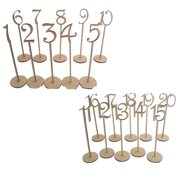 Numbers 1 to 20 creative seat grade number ornaments