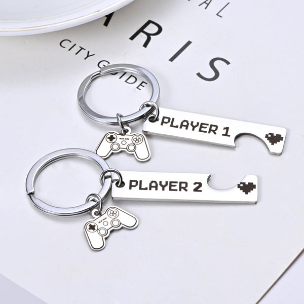 Game Keychain Boyfriend Husband Couple Birthday