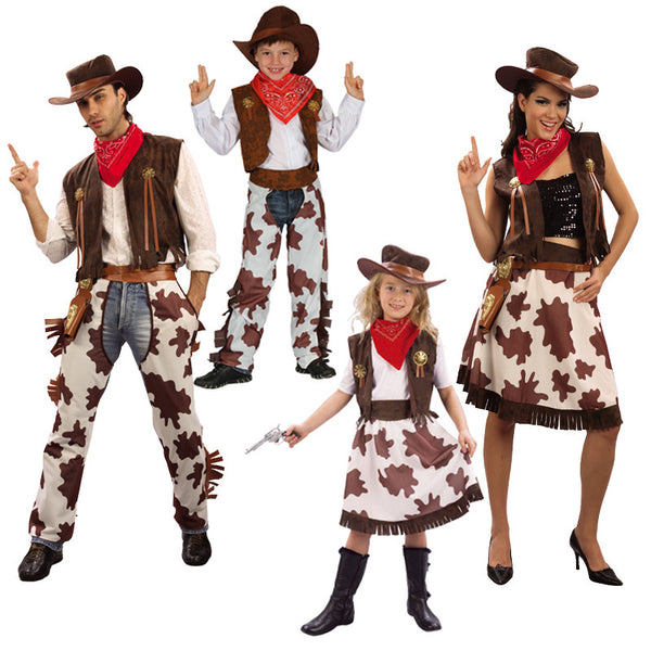 Boys And Girls Cowboy Costumes Christmas Children's Cowboy Costumes