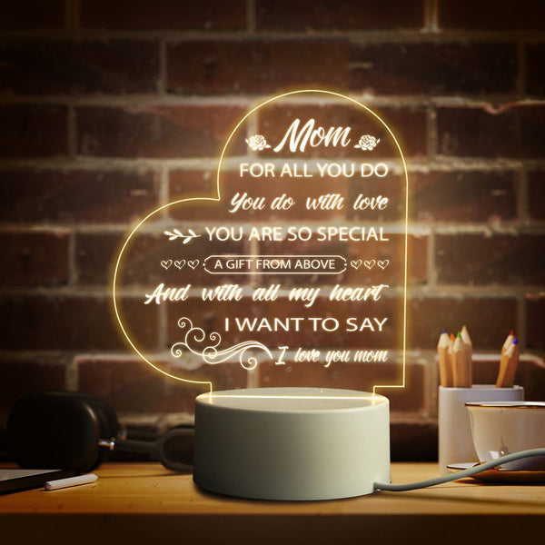 Small Night Light Warm Mother Room Decoration Personalized Ornaments