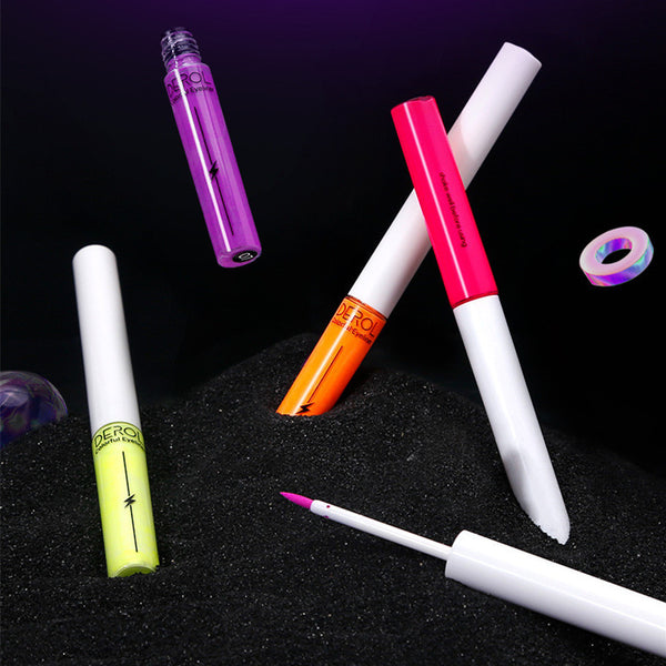 Quick Drying Water-soluble Color Luminous UV Eyeliner Liquid Pen