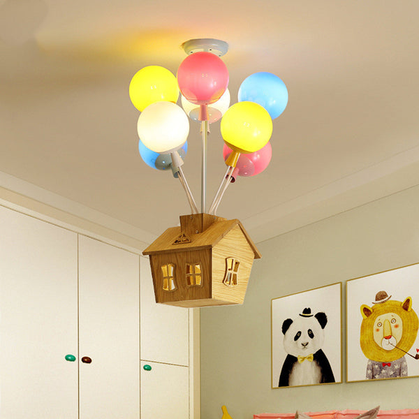 Children's Room Lamp Net Red Balloon Ceiling