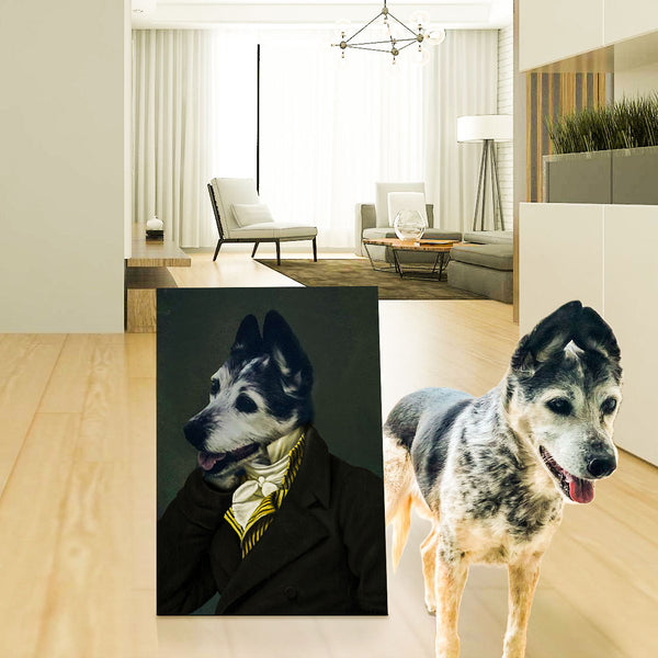 Personalized Pet Canvas Portrait Image