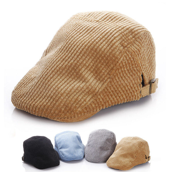 Beret Hat Girl Corduroy Hat Baby Warm Hat