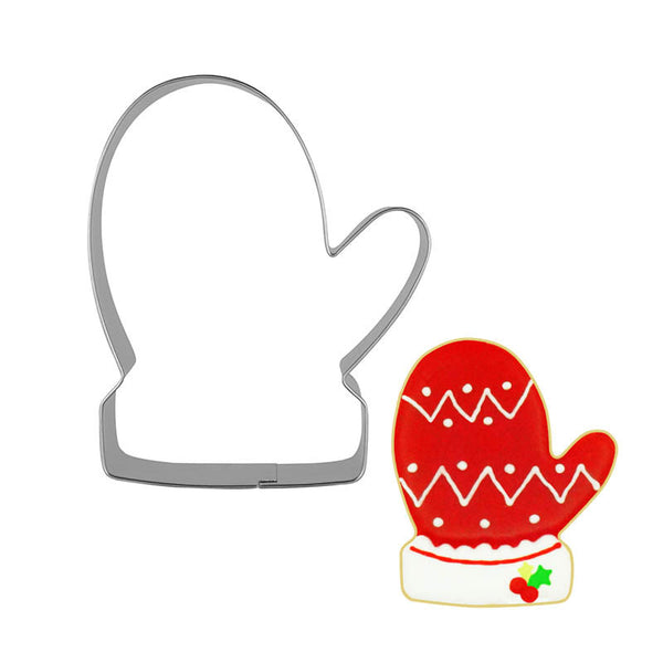 Cartoon Christmas Series DIY Biscuit Cookie Mold Gloves Cutter