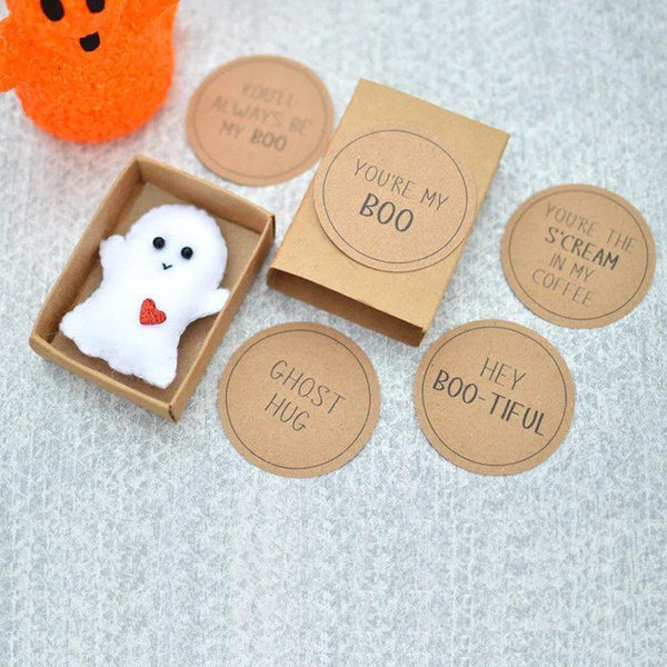 Halloween Cute Ghost Matchbox Gift Love Hug Mini Ghost Gift Band Greeting Card