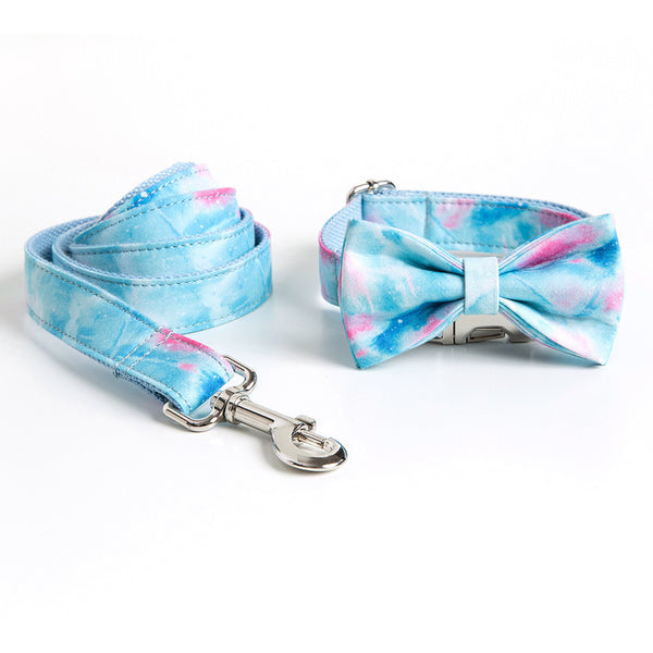 Custom Lettering Dog Collar Print Personality Suit