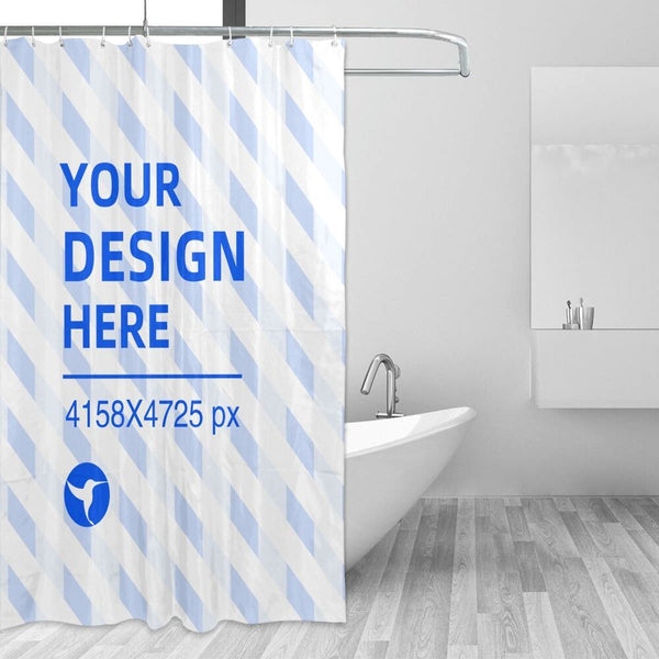 66x72in Waterproof Quick Dry Bathroom Shower Curtain