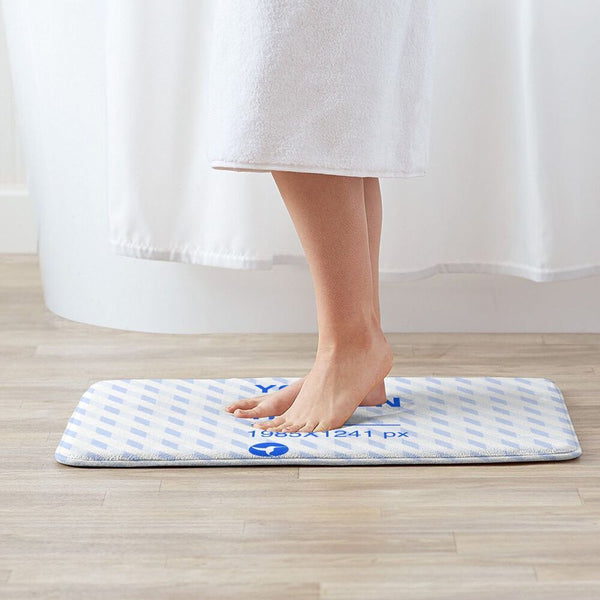 Flannel Absorbent Non-slip Easy-care Floor Mat