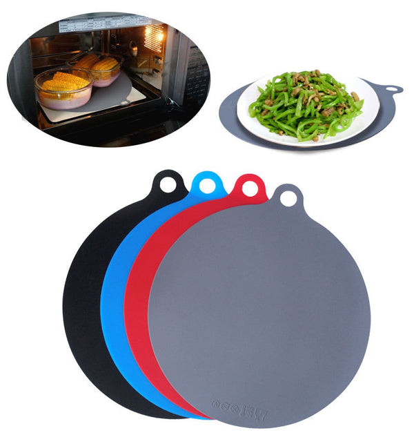 Round Silicone Placemat With Hanging Hole Microwave Baking Mat