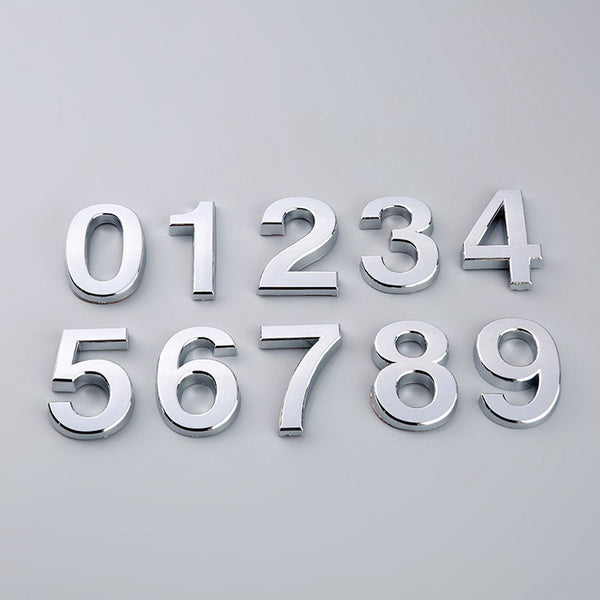 Hotel Floor Electroplating Digital Number Sign